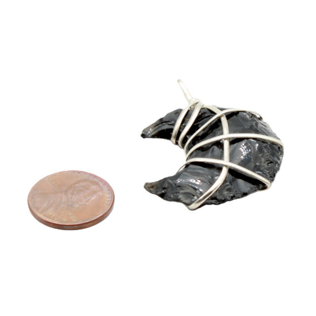 Mystical Crescent Moon Crystal Necklace