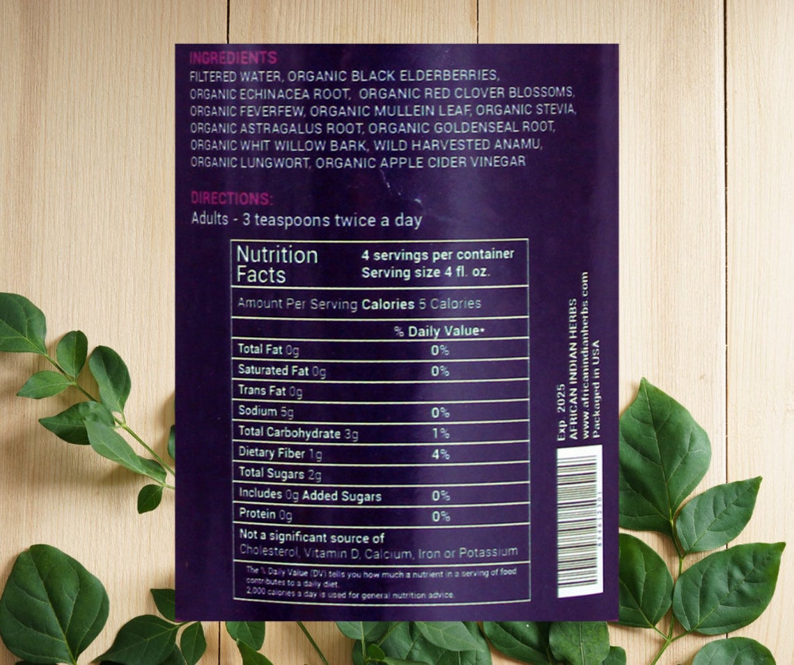 Wellness Detox Drink - Elderberry