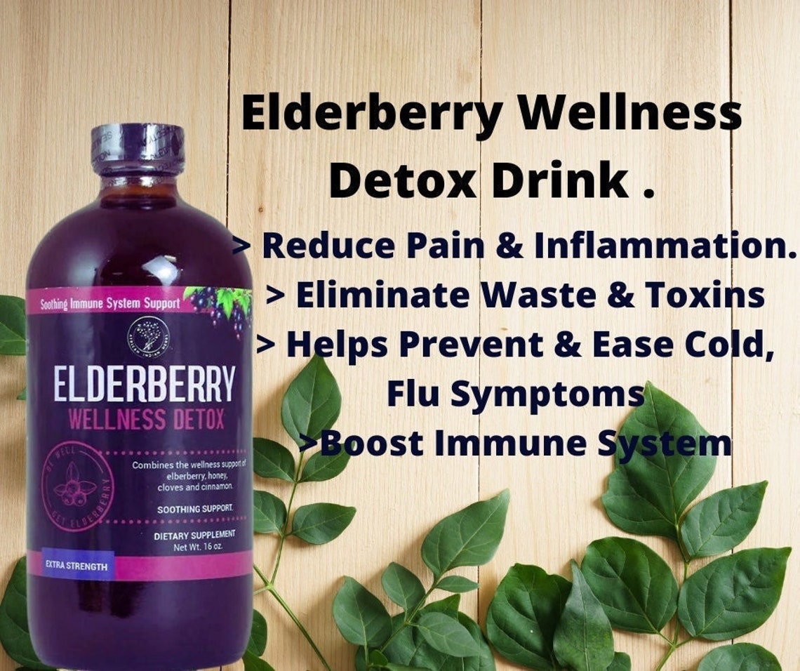 Wellness Detox Drink - Elderberry