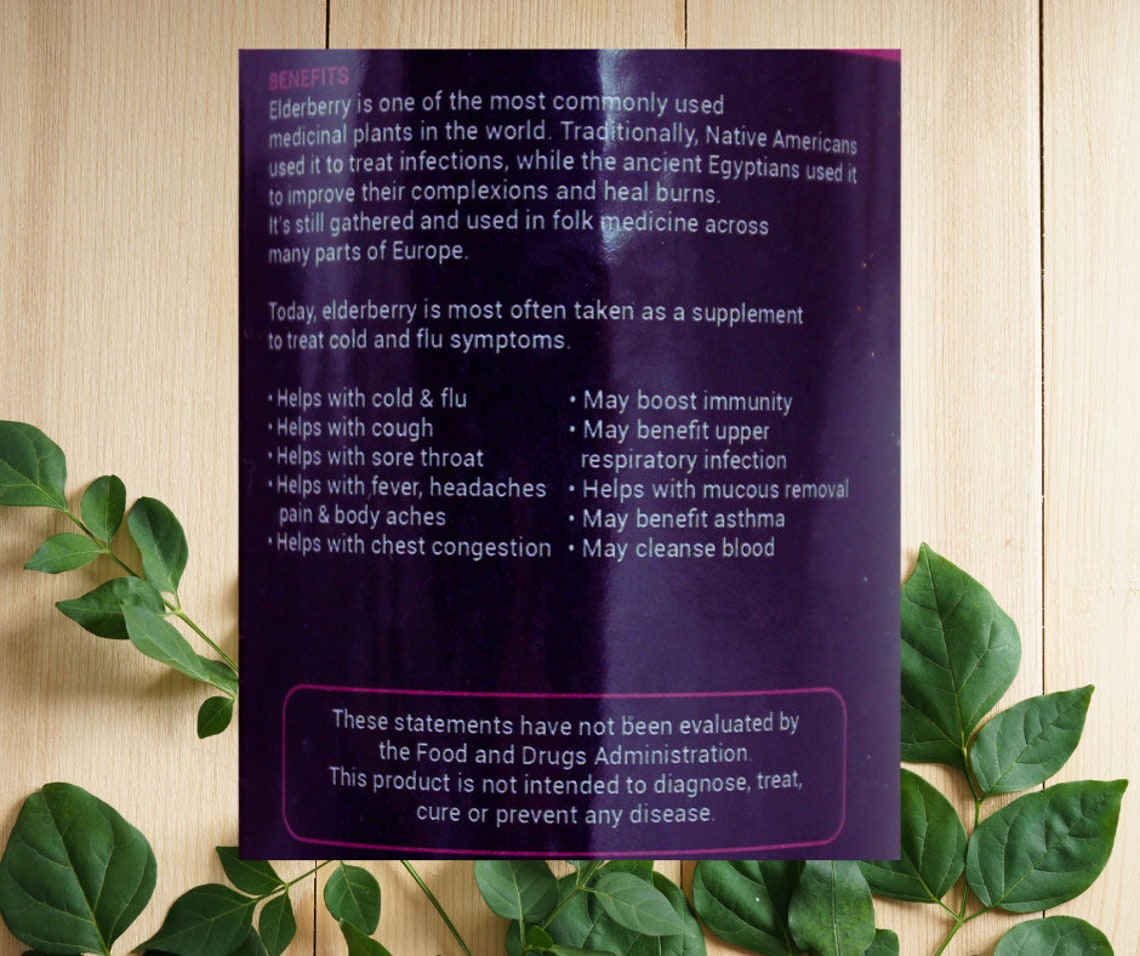 Wellness Detox Drink - Elderberry