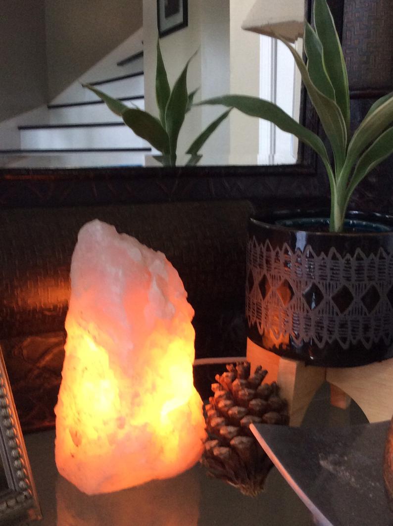 Enchanted Rose Quartz Crystal Lamp: A Beacon of Love and Serenity