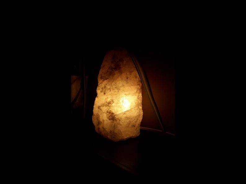 Enchanted Rose Quartz Crystal Lamp: A Beacon of Love and Serenity